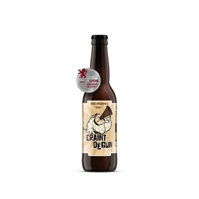 Bière artisanale brune Craint Dégun Stout 33cl