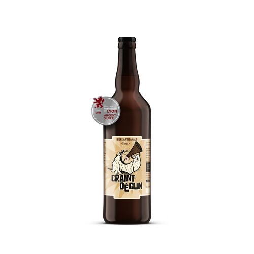 Bière artisanale brune Craint Dégun Stout 75cl
