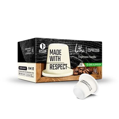16 Vanille-Espresso-Kaffeekapseln