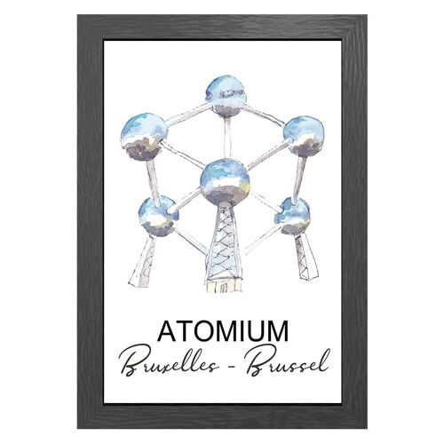 A3 frame atomium brussels