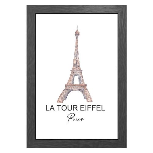 A3 frame tour eiffel paris