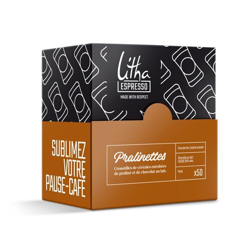 Chocolat Pralinettes x 50