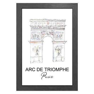 A3 RAHMEN ARC DE TRIOMPHE PARIS