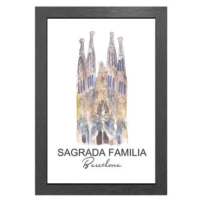 A3 RAHMEN SAGRADA FAMILIA - BARCELONA