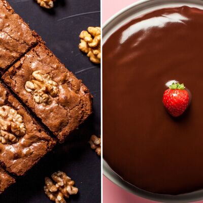 Combo CHOCOLATE Sin Gluten: Brownie + Sächer.