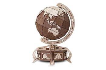 Diy - maquette 3d globe marron 1