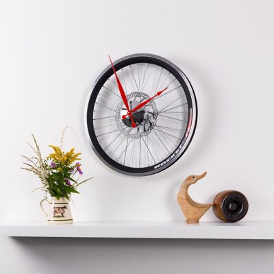Horloge de roue de vélo de course avec disque de frein petit
