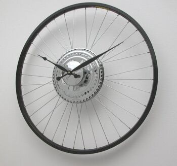 Bike Sprocket Wheel Clock jante noire 1