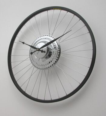 Bike Sprocket Wheel Clock jante noire 2