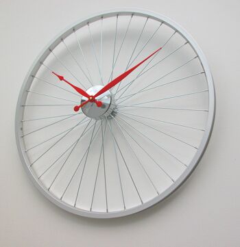 Horloge roue vélo 23 pouces Aiguilles Rouges 2