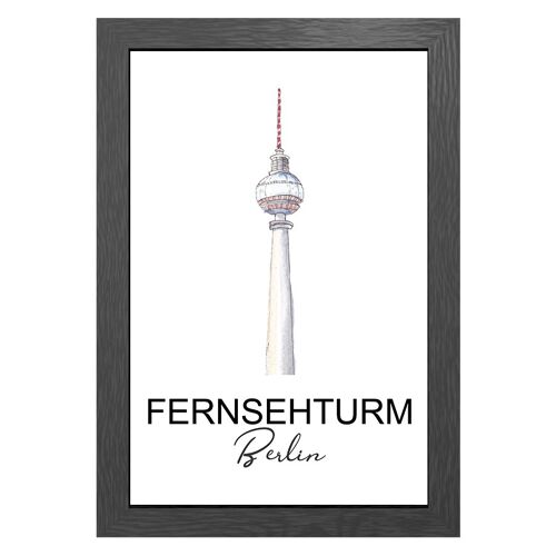 A3 frame fernsehturm berlin