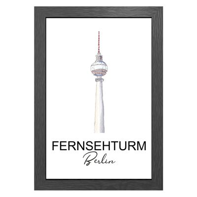 A3 RAHMEN FERNSEHTURM BERLIN