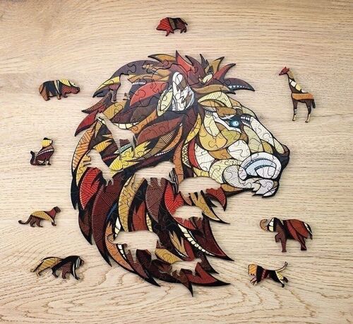 Diy - puzzle lion