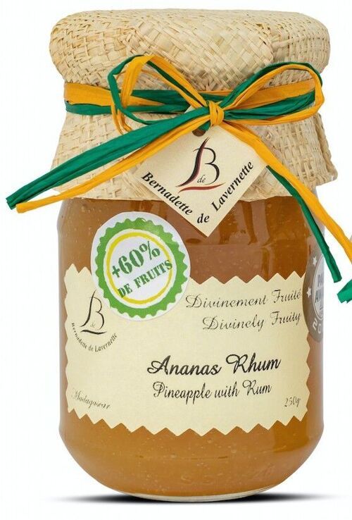 ANANAS RHUM - 250g - Exotic - (CONFITURES)