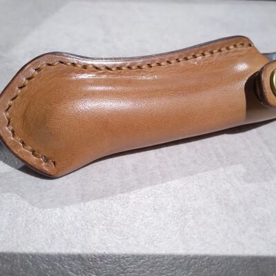 Leather Sheath For Laguiole Knife Without Corkscrew