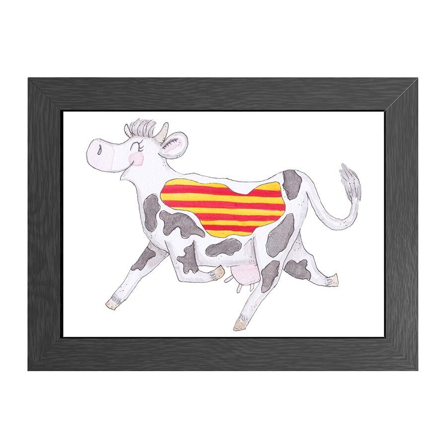 POSTER A4 MUCCA CATALOGNA IN CORNICE - JOYIN