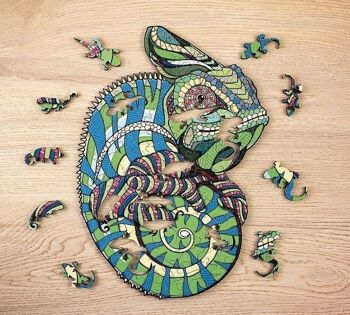 Diy - puzzle cameleon 1