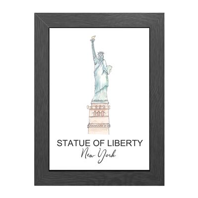 A4 frame statue of liberty ny