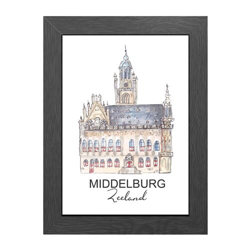 A4 frame stadhuis middelburg