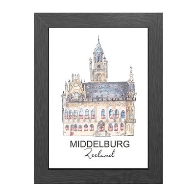 A4 frame stadhuis middelburg