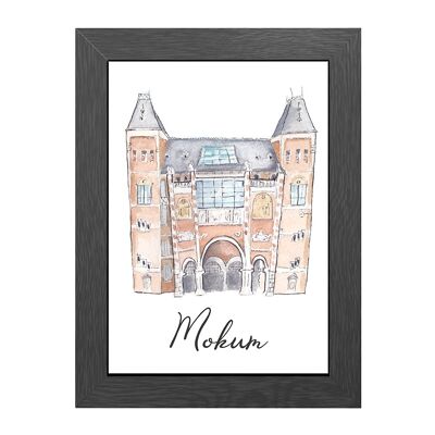 A4 frame rijksmuseum mokum (amsterdam)