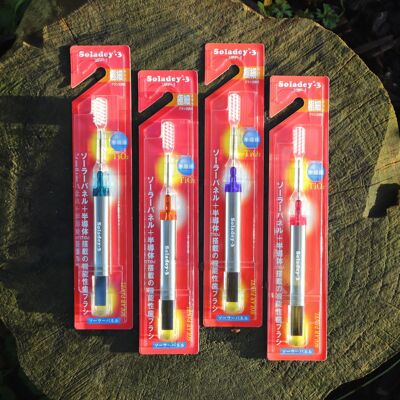 Toothbrush, light activated ionic Soladey ion5, Soladey-3 or replacement bristles / heads - Soft heads x 4 - £25.00 , SKU466