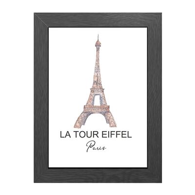 CADRE A4 TOUR EIFFEL PARIS
