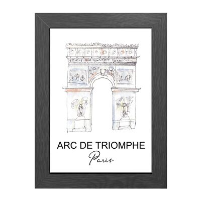 CADRE A4 ARC DE TRIOMPHE PARIS