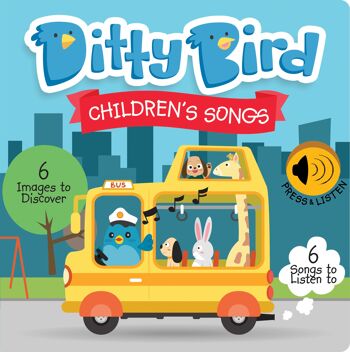 Livre sonore Ditty Bird: Children’s Songs - Best seller 2