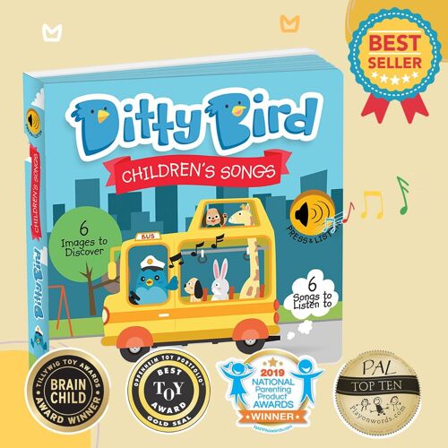 Livre sonore Ditty Bird: Children’s Songs - Best seller