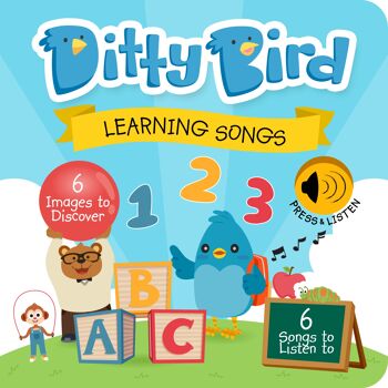 Livre sonore Ditty Bird: Learning Songs 1