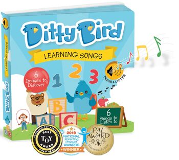 Livre sonore Ditty Bird: Learning Songs 2
