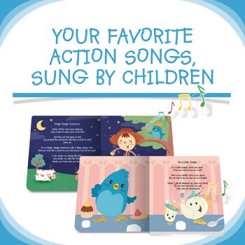 Livre sonore Ditty Bird: Action Songs - Back to school 6