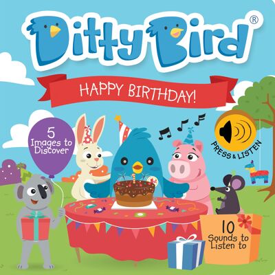 Livre sonore Ditty Bird: Happy Birthday