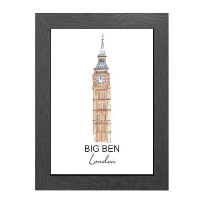 A4 frame big ben london