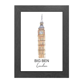 CADRE A4 BIG BEN LONDON