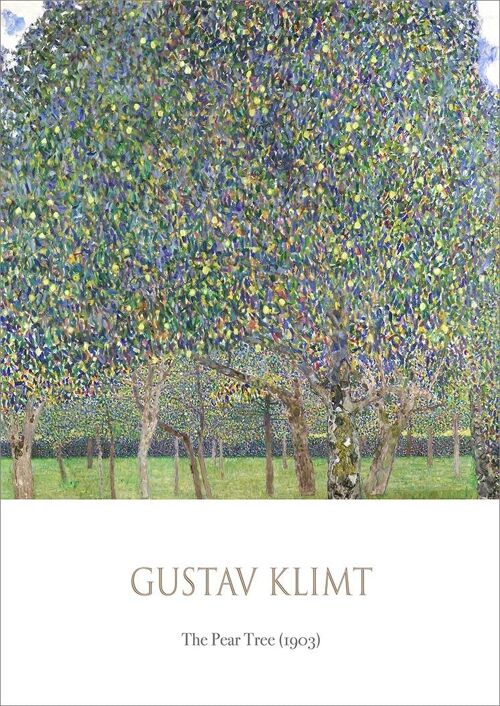 GUSTAV KLIMT: The Pear Tree, Fine Art Poster - A5 (8 x 6")