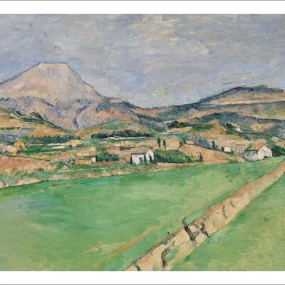 PAUL CEZANNE: Hacia Mont Sainte-Victoire, Impresión de Bellas Artes - A5 (8 x 6")