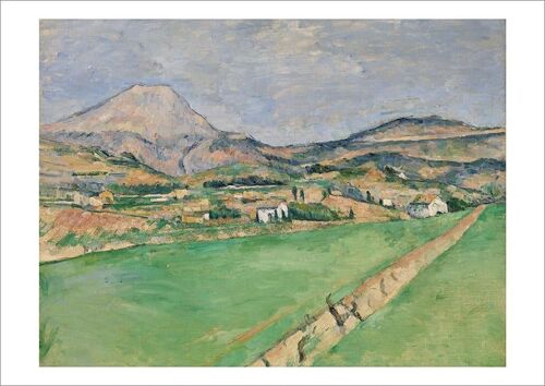 PAUL CEZANNE: Toward Mont Sainte-Victoire, Fine Art Print - A4 (12 x 8")