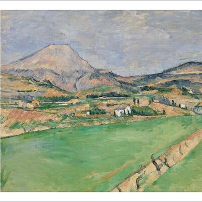PAUL CEZANNE: Toward Mont Sainte-Victoire, Fine Art Print - A4 (12 x 8")