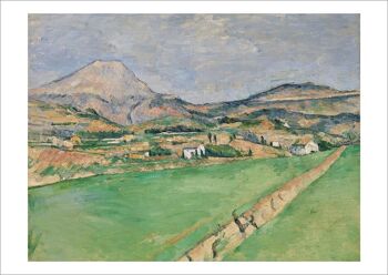 PAUL CEZANNE: Vers la Mont Sainte-Victoire, Tirage Fine Art - 16 x 24"