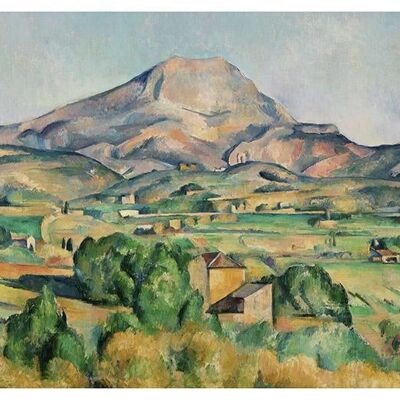 PAUL CEZANNE: Mont Sainte-Victoire, Kunstdruck – A4 (12 x 8")