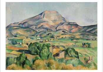 PAUL CEZANNE: Mont Sainte-Victoire, Tirage Fine Art - A4 (12 x 8")