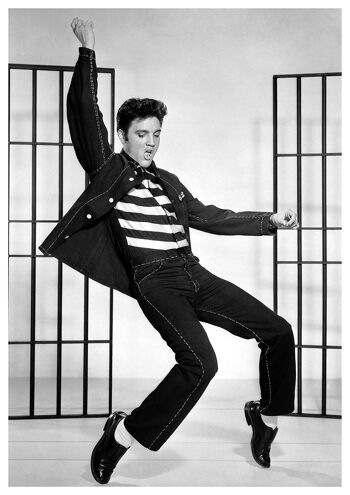 ELVIS PRESLEY AFFICHE : Jailhouse Rock Photographie - A4