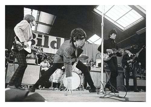 ROLLING STONES POSTER: Swedish Music Concert Photograph - 5 x 7"