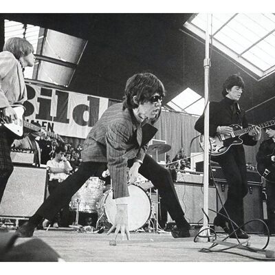 ROLLING STONES POSTER: Swedish Music Concert Photograph - 5 x 7"