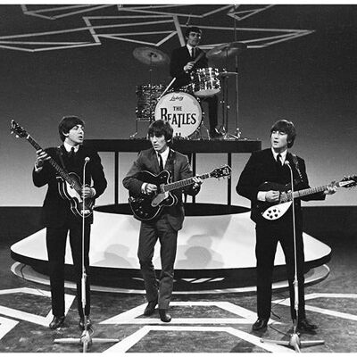 AFFICHE DES BEATLES : Photographie de concert de musique de Treslong - 16 x 24"