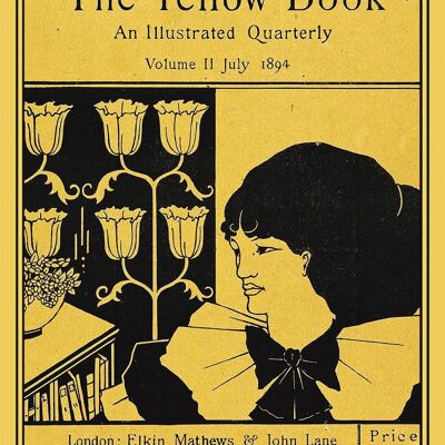 AUBREY BEARDSLEY: The Yellow Book Cover Kunstdrucke – A5 (8 x 6") – Band 2