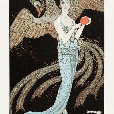 IMPRESIÓN DE GEORGE BARBIER: Sortilèges, Impresión Art Déco - A4