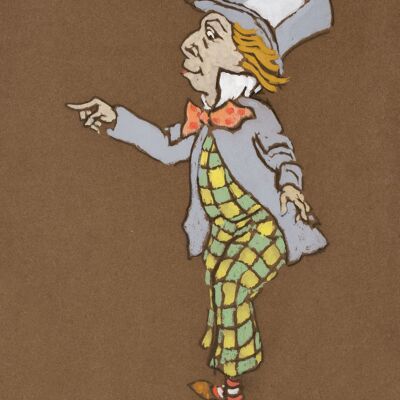 MAD HATTER PRINT: Costume Design Artwork for Alice in Wonderland - 24 x 36"